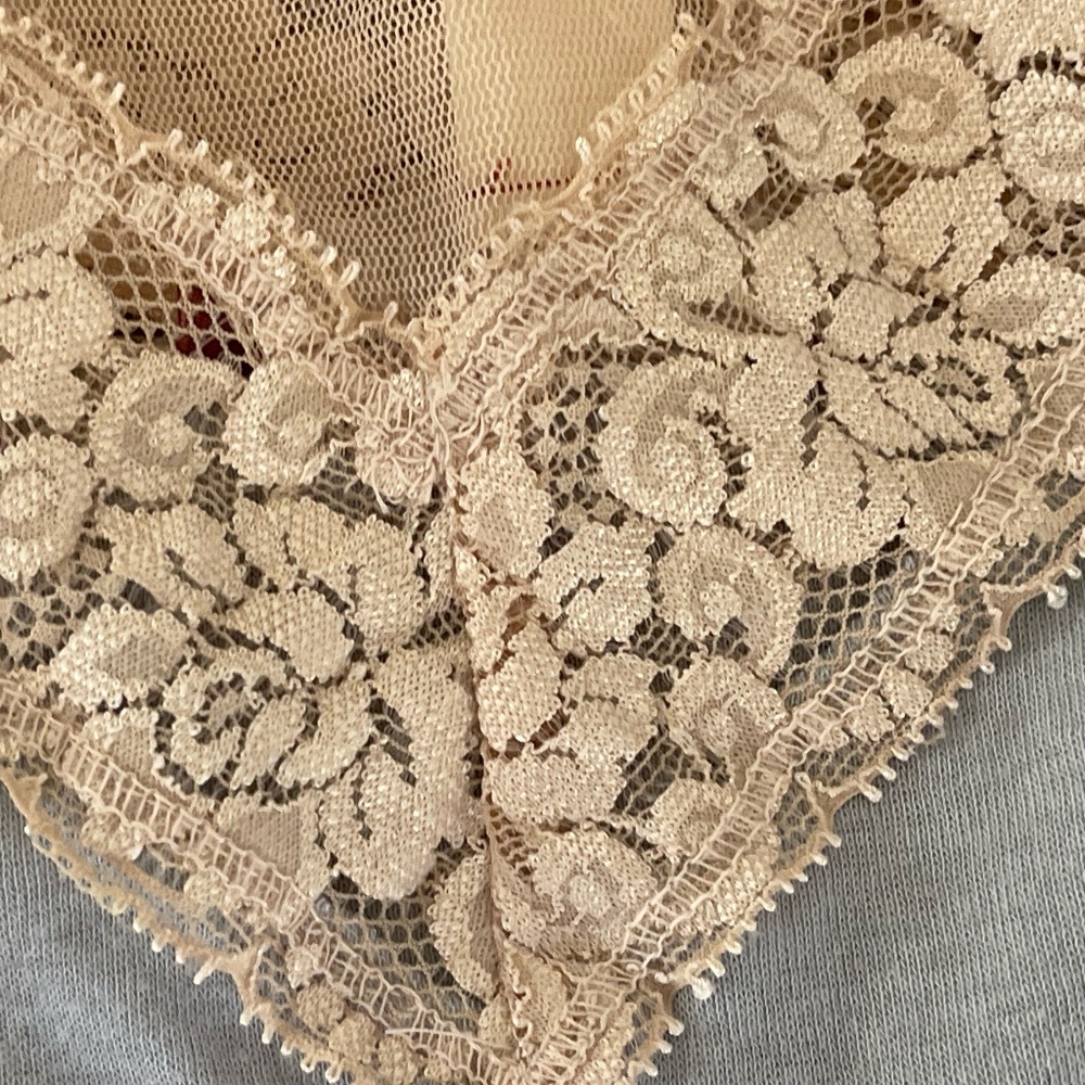 VINTAGE Hollister lace Cami Tank Top Strappy New rare cotton Y2K - Picture 7 of 8
